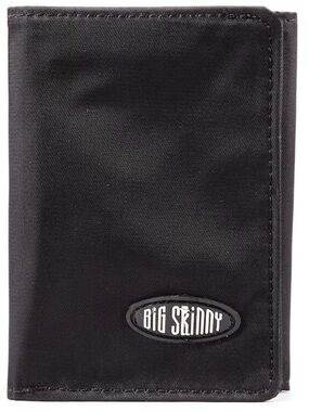 Big Skinny men’s tri-fold slim wallet. Black.